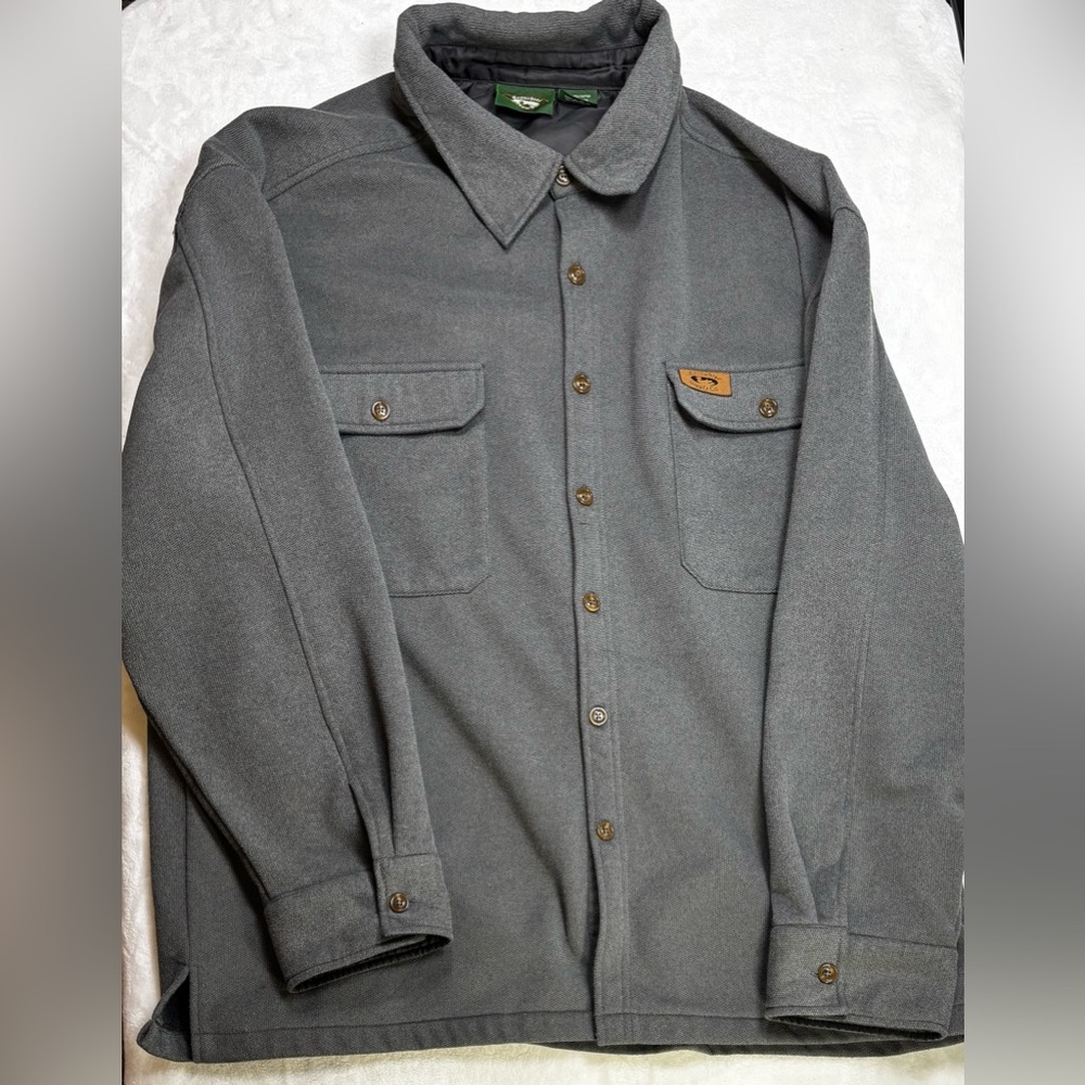Stillwater Supply Co. men’s 3XL Big jacket, soft polyester in heather gray